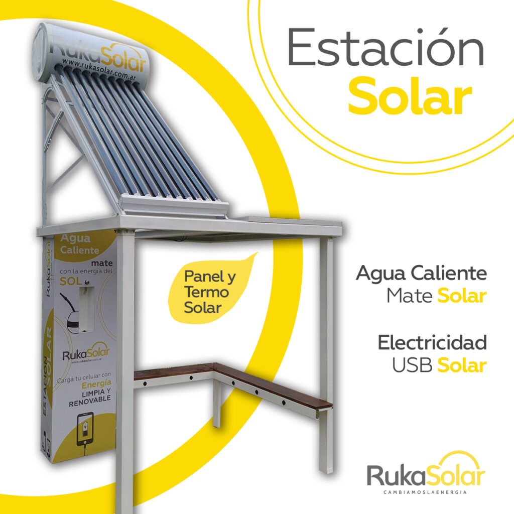 estoy sediento Marketing de motores de búsqueda agencia Estaciones Solares para carga de agua para mate y batería de celulares –  RukaSolar