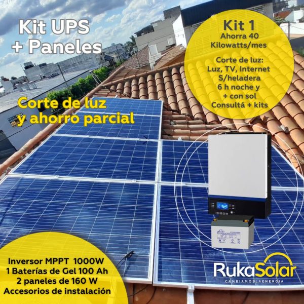 Kits UPS Solar para Ahorro por autoconsumo hasta 30 % y cortes de luz (S/Inyección a red) - Imagen 11